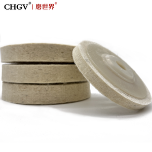 Ruote disco lucidanti in feltro di lana arancione angolare in lana lucidante per lucidare la ruota in feltro di lana lucidante in vetro duro - Product Image 2