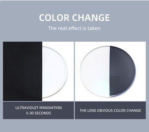 Foto <span class=keywords><strong>bifocal</strong></span> de cambio rápido 1,56 para lentes ópticas rx, color gris/marrón - Product Image 3