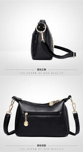 Bolso de mano informal para mujer, bolso de mano para mujer, bolso de hombro pequeño para mujer, bolso cruzado de cuero Pu Vintage para mujer - Product Image 4