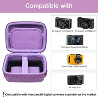 Estuche de Transporte para Cámara Canon, Sony y KODAK, Bolsa Protectora Portátil con Correa para el Hombro para Viajes