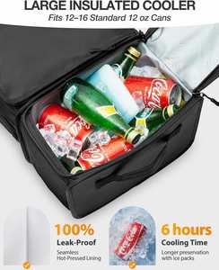 Organisateur de golf Marscamd pour coffre de voiture, glacière anti-affaissement, compartiment à chaussures ventilé, sac de rangement à 2 couches, accessoires compatibles avec les SUV - Product Image 3