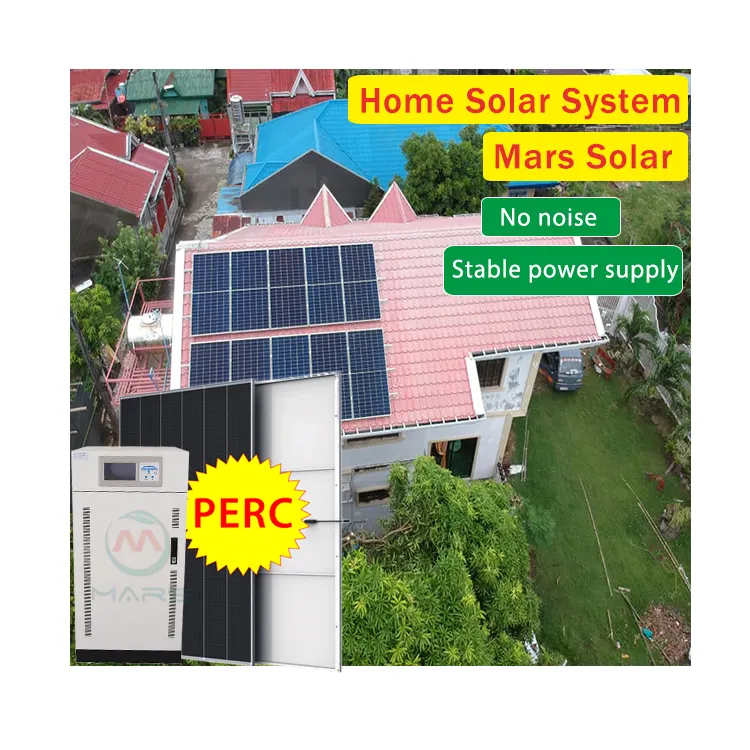 Système d'énergie solaire hors réseau 30kw générateur d'électricité solaire 50kw système d'énergie solaire maison