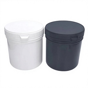ภาชนะพลาสติก HDPE ทรงกระบอกขนาดใหญ่ ความจุ 1.2 ลิตร สำหรับบรรจุสารเคมี พร้อมฝาเกลียว สีขาวขุ่น - Product Image 2