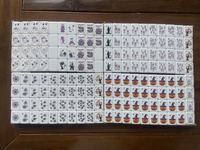 Tuiles de Mahjong Américaines Citrouille d'Halloween, Ensemble de 160, Motifs Sorcière, Fantôme, Chauve-souris, Araignée, En Stock, Personnalisation OEM/ODM