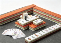 Tuiles de Mahjong en Acrylique Premium Thème Halloween, Idéales pour les Cadeaux de Fêtes et les Jeux en Milieu de Divertissement
