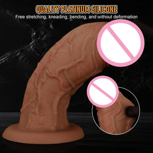 Vloeibare siliconen zachte extra grote ei-loze realistische <span class=keywords><strong>dildo</strong></span> vrouwen gigantische volwassenen koppels seks masturbatie - Product Image 2