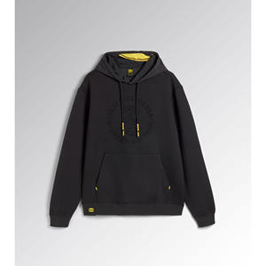 Sweat-shirt Diadora Pioneer 25 Noir 3XL, sweat à capuche sportif toutes saisons en mélange de coton - Product Image 1