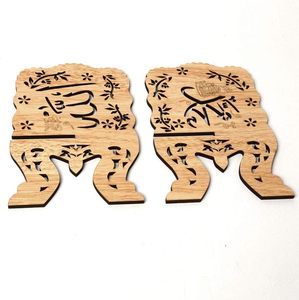 Supporto in Legno Vintage per Corano, Porta Bibbia Pieghevole, Organizzatore per <span class=keywords><strong>Libri</strong></span> Islamici Eid Mubarak, per Esposizione Bibbia, Lettura, Preghiera, Chiesa - Product Image 3