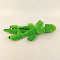 Vente en gros d'animaux en peluche, jouets en peluche mignons et doux, matériau en peluche, tailles personnalisées, jouet en peluche crocodile vert pour enfants