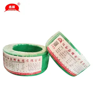 Cabo bv fio elétrico fio de cobre puro 99.99% yangzhou 10mm preço por metro do cabo de cobre do fio elétrico