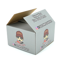 Boîte pliante en carton ondulé de haute qualité FPG personnalisée pour l'expédition et le stockage de vêtements, chaussures et emballages avec impression de logo
