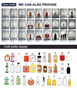 Có thể tái chế sang trọng 700ml 750ml 1000ml Frosted in ấn chai thủy tinh Vodka Chai thủy tinh với nút chai - Product Image 5