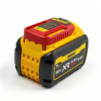 Batterie au lithium double tension 9,0 Ah DCB547 avec cellules 21700, réglage automatique de la tension, longue autonomie pour outils de découpe et de meulage
