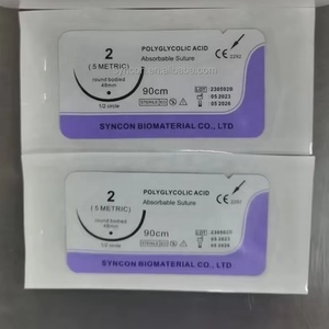 Suturas Quirúrgicas Veterinarias Absorbibles y Estériles de Polidioxanona <span class=keywords><strong>PDS</strong></span>, Poliglactina 910 PDO y Vicryl, Aprobadas por CE e ISO, con Aguja - Product Image 5
