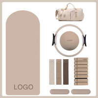 Set di Fasce Elastiche per Fitness Jovia, Resistenti, con Logo Personalizzato, Mini Loop in PP per Yoga, Pilates, Allenamento, Esercizio Fisico, Confezione Colorata