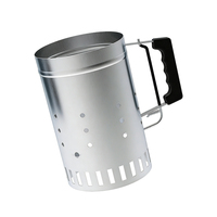 Allume-charbon Pinnovo pour barbecue au charbon de bois et grilles, outils et accessoires de cuisson extérieure compacts