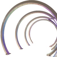 Arche d'entrée LED portable et réglable avec tunnel lumineux RGB pour événements et fêtes, idéale pour la décoration de passerelles - Vente en gros usine SMOOTH Iron