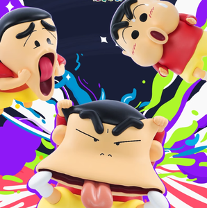 52 giocattoli pastello Shin-chan: una <span class=keywords><strong>serie</strong></span> di bizzarre statuette da scatola cieca, giocattoli alla moda, regali e oggetti decorativi - Product Image 1