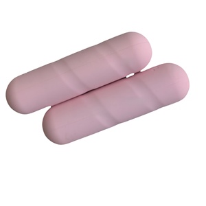 Barres d'entraînement en caoutchouc et fonte 2 kg/paire, barre d'haltères de yoga antidérapante 1 kg/pièce, barre de Pilates à gravité légère et confortable 4,5 lb - Product Image 4