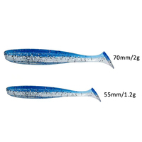 ToMyo 1 Bag = 416 قطعة طُعوم لينة سيليكون الطعم 55 مللي متر/1.2g السلع ل الصيد البحر الصيد Pva Swimbait Wobblers الاصطناعي معالجة