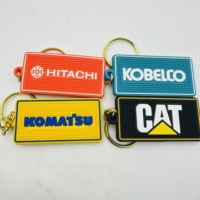   Hyundai Komatsu Volvo Sany Doosan Shantui Figurine Pendentif Modèle Souvenir Porte-clés Cadeau Ornements Anneau de Clés