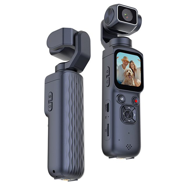 OEM ODM Pocket Handheld Stabilizer Gimbal Camera with 4K Video Touch Screen Vlog Camera Face Tracking