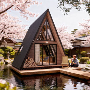 XULV Gartenschuppen Wasserdicht & Insektensicher Umweltfreundlicher Außenlager für Terrasse und Garten Vorgefertigtes Haus - Product Image 3