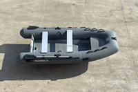 Casco de aluminio inflable para barco costilla de PVC de 3,6 m con Motor fuera de borda, modelo doble pequeño, pesca deportiva, tamaño de 10 pies