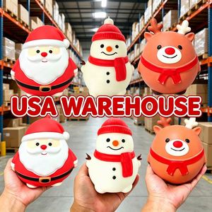 Lot de jouets squishy géants Père Noël, Bonhomme de neige et Renne, à remontée lente, anti-stress, sensoriels, pour cadeaux de Noël, entrepôt USA - Product Image 6
