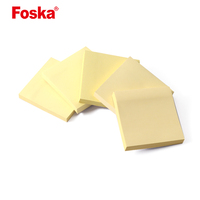 Bloc-notes Foska en vente flash, style simple, papeterie de haute qualité, pages amovibles, notes autocollantes, 75x75 mm