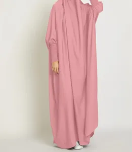 Vestido de Oración Telekung Sólido en Oferta, Ropa de Oración para Mujeres Musulmanas - Product Image 5