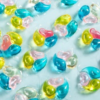 Capsules de lessive OEM Soluble dans l'eau, dosettes, détergent, lessive, vêtements, senteurs durables, Super propres