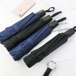 25 Inch Promotional Colorful Unique Travel Custom Printed 3 Folding Umbrella for the Rain Waterproof