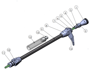 قطع غيار السيارات الفولاذ المقاوم للصدأ زيت المحرك مقياس - Product Image 6