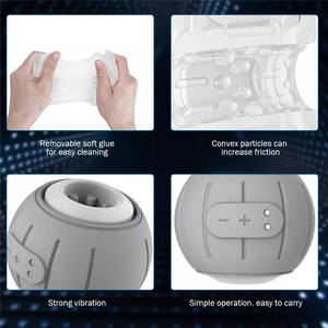 Massage Penis Kopf Sexspielzeug für Männer Sex Vergnügen Spielzeug <span class=keywords><strong>Pussy</strong></span> Tasche Männlich Mastur bator Sex Produkt Vibrator für Männer - Product Image 4