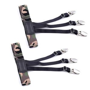 Vente en gros d'usine, ceintures de maintien de chemise pour hommes, réglables, élastiques, avec pinces de verrouillage antidérapantes - Product Image 5