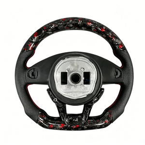 Volant en fibre de carbone personnalisé avec LED, compatible avec <span class=keywords><strong>Mercedes</strong></span>-Benz 2015-2018 Classe C S E A AMG W205 W213 E63 C43 GT S65 GLA GLE GLS <span class=keywords><strong>SL</strong></span> - Product Image 2