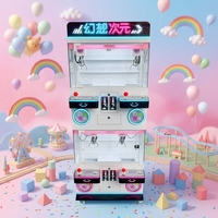 Mini machine de jeu à griffes en acier inoxydable pour 4 personnes, idéale pour les centres commerciaux intérieurs