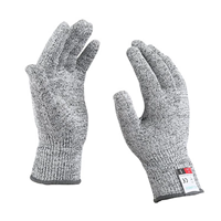 Gants de travail anti-coupure HPPE tricotés, niveau de protection 5, haute performance, pour le travail du bois, la cuisine et l'abattage