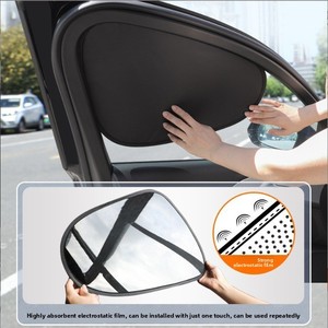 Parasole Statico in Vinile <span class=keywords><strong>per</strong></span> Finestrini Laterali <span class=keywords><strong>Auto</strong></span> - Tenda Isolante dal Calore e Anti-UV con Design Personalizzabile a Colore Unico - Product Image 3