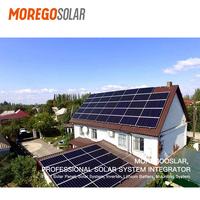 Moregosolar système d'énergie solaire, structure PV, structure de rayonnage de stationnement, abri d'auto solaire en aluminium