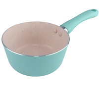 Mini casserole antiadhésive, ensemble de batterie de cuisine classique en aluminium avec cuisinière à gaz, marmite et casserole en métal