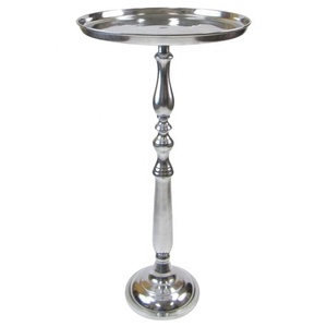 Cake Stand Metal Cup Nickle Plated Finishing Display Round Single Tier Wedding Cake Stand For Hotel Restaurant Tableware Item