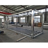 Conteneur maritime préfabriqué allemand ISO de 40 pieds, 20 pieds, 10 pieds, 30 pieds, kit de maison modulaire portable et compacte en kit, avec cadre