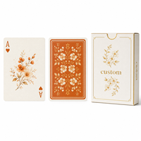 Cartes de jeu de poker personnalisées pour mariage avec boîte, papier 350 g/m², luxe, cartes à jouer uniques, logo personnalisé, impression à chaud