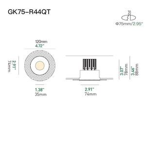 XRZLux ETL 15W Anti-éblouissement LED IP44 étanche <span class=keywords><strong>Spot</strong></span> éclairage sans garniture encastré vers le bas lumière pour hôtel Downlights <span class=keywords><strong>salle</strong></span> <span class=keywords><strong>de</strong></span> <span class=keywords><strong>bain</strong></span> projecteur - Product Image 5