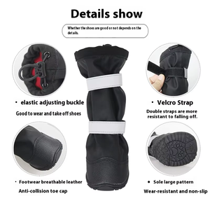 Poisson <span class=keywords><strong>princesse</strong></span> 4 dans un ensemble imperméable anti-dérapant extérieur confortable bottes de pluie pour animaux de compagnie <span class=keywords><strong>chaussures</strong></span> longues <span class=keywords><strong>chaussures</strong></span> pour chien pour animal de compagnie - Product Image 5