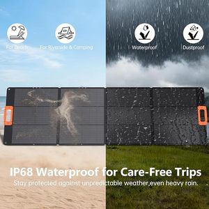 Panel Solar Portátil Plegable de 200W y 8.4KG para Estaciones de Energía EF/Jackery/<span class=keywords><strong>Bluetti</strong></span>/Anker, 23% de Alta Eficiencia, para Camping y Autocaravanas - Product Image 5