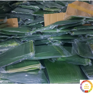Feuille de bananier congelée Vietnam vente en gros de feuilles vertes pour la restauration assiettes emballage écologique et utilisations culinaires - Product Image 2