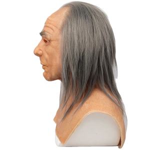 Máscara <span class=keywords><strong>Momo</strong></span> de Látex para Halloween, Navidad, Fiestas de Terror, Disfraz de Terror, Máscara Facial Completa, Accesorios de Disfraces para Cosplay - Product Image 3